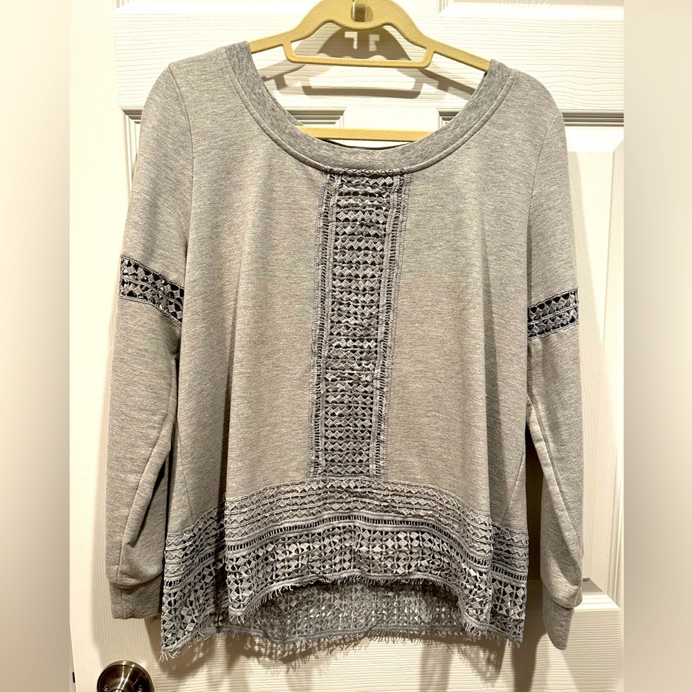 Skye’s the limit embellished sweatshirt (XL)
